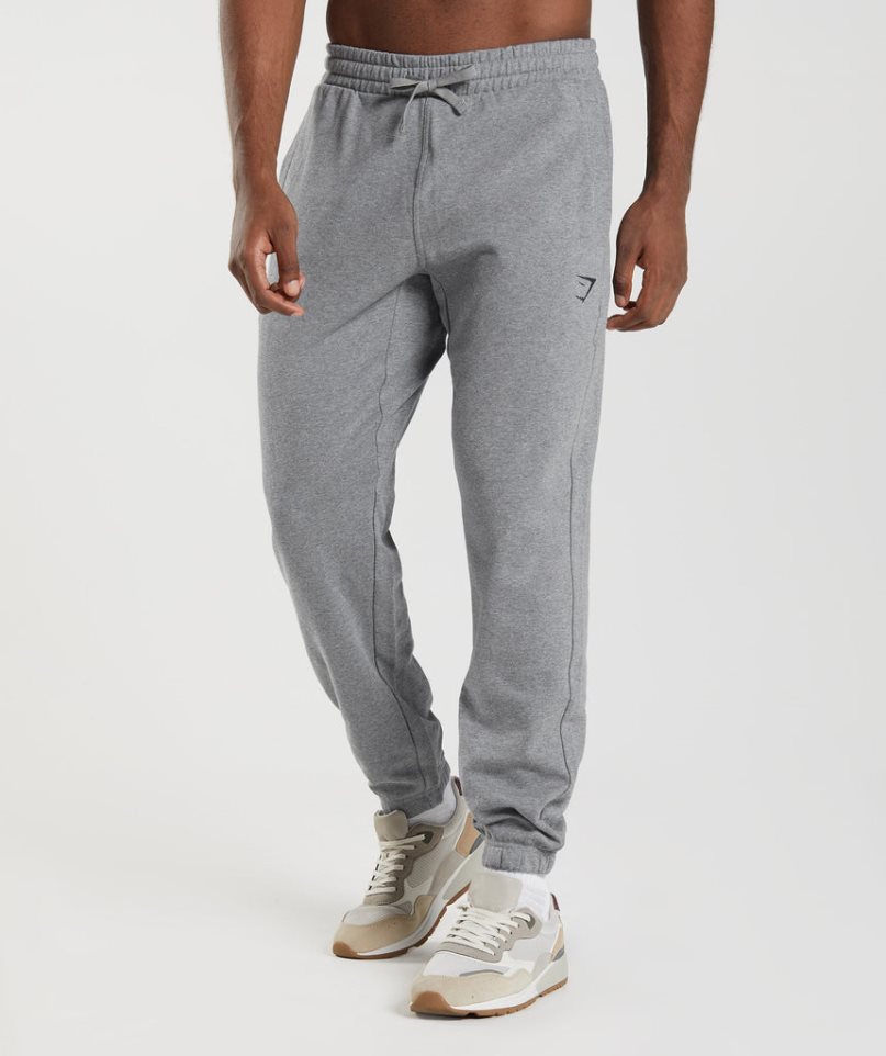 Pantalones Jogger Gymshark Essential Oversized Hombre Gris | ES5042-HQ