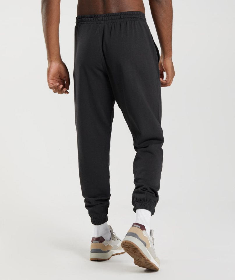 Pantalones Jogger Gymshark Essential Oversized Hombre Negras | ES8259-QO