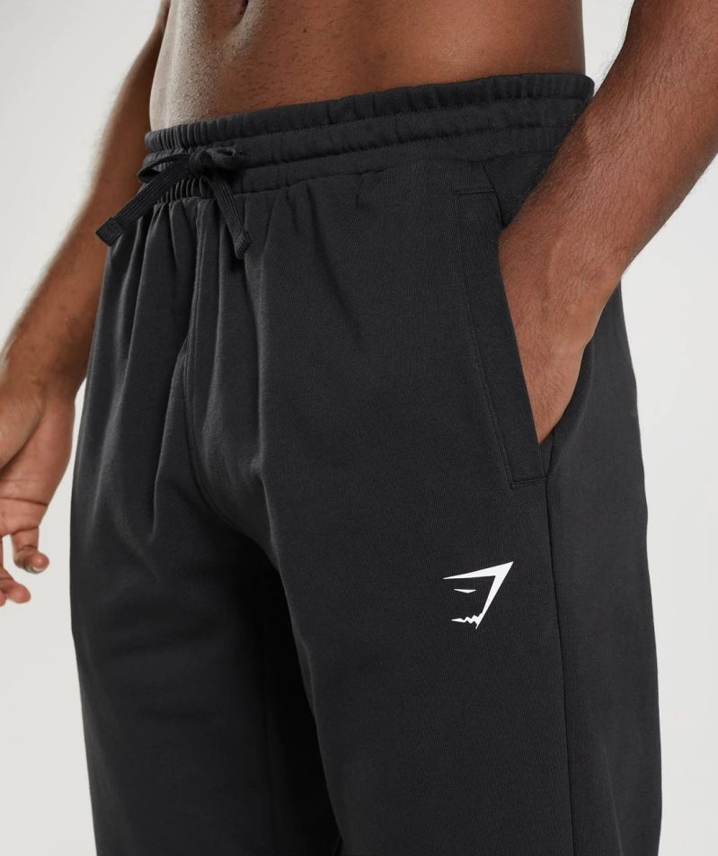 Pantalones Jogger Gymshark Essential Oversized Hombre Negras | ES8259-QO