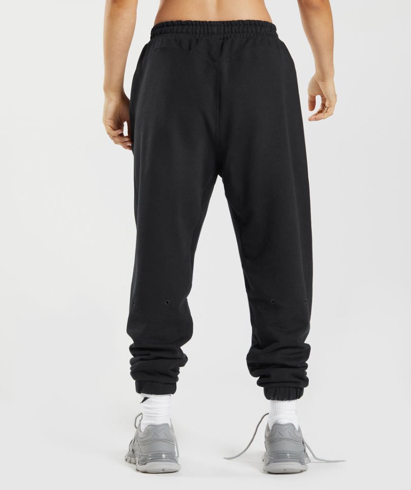 Pantalones Jogger Gymshark GS10 Year Mujer Negras | ES2170-DP