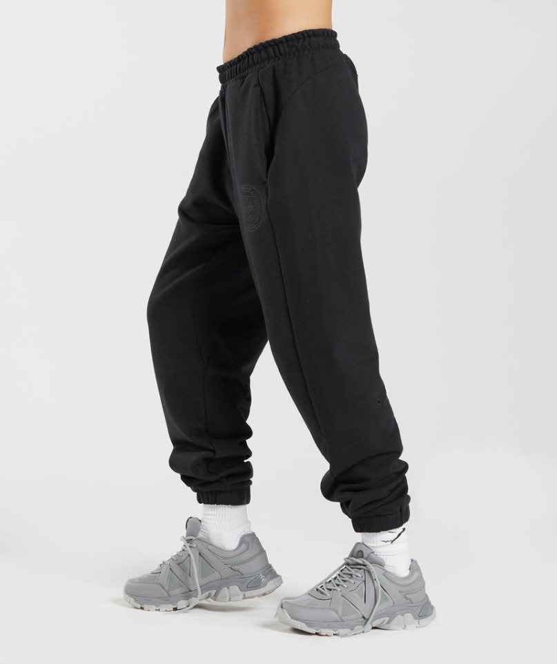 Pantalones Jogger Gymshark GS10 Year Mujer Negras | ES2170-DP