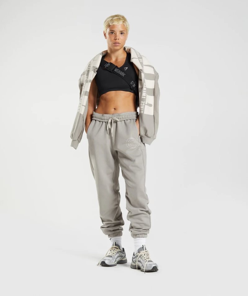 Pantalones Jogger Gymshark GS10 Year Mujer Gris | ES6752-FX