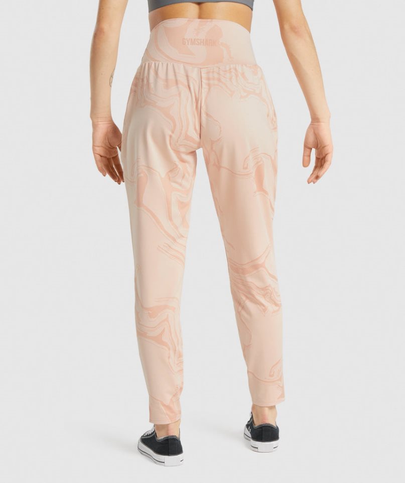 Pantalones Jogger Gymshark GS Power Bottoms Mujer Coral | ES6703-PD