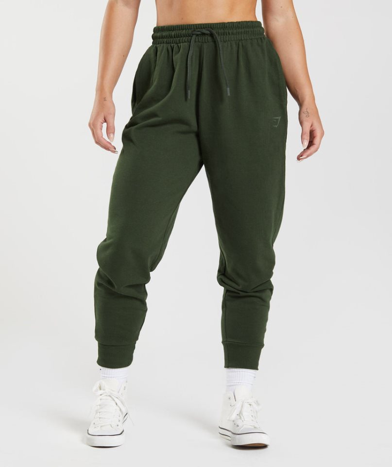 Pantalones Jogger Gymshark GS Power Mujer Verde Oliva | ES9824-KM