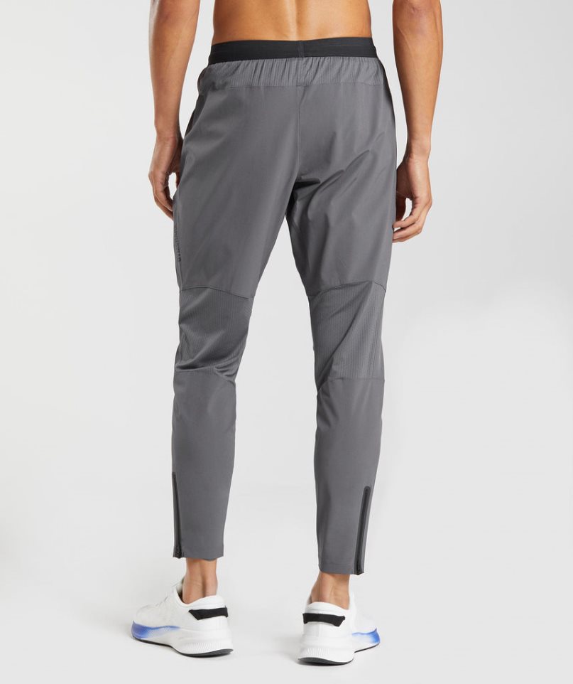 Pantalones Jogger Gymshark Híbrido Woven Hombre Gris | ES9028-OA