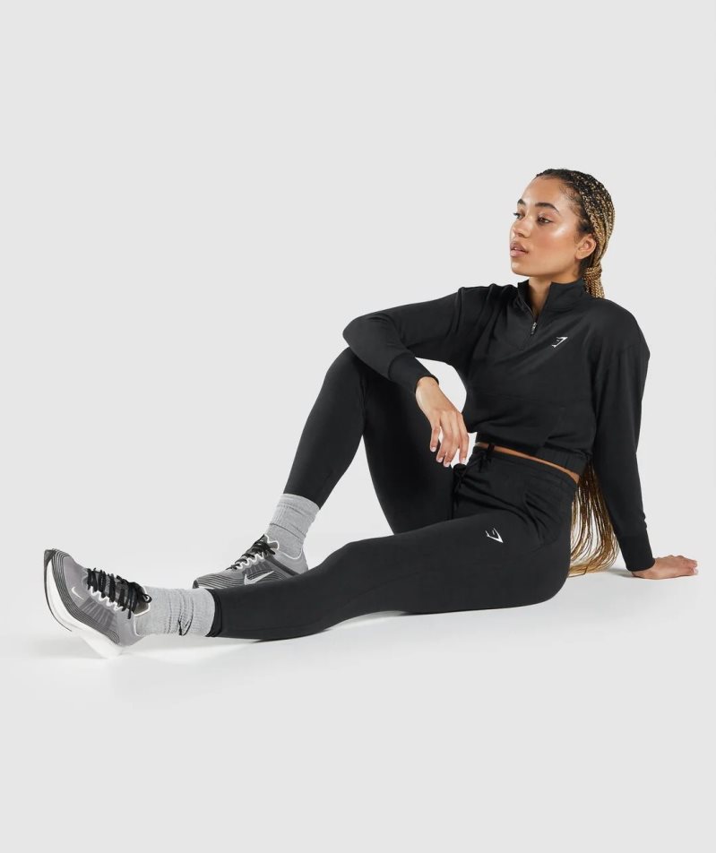 Pantalones Jogger Gymshark Pippa Entrenamiento Mujer Negras | ES2791-SO