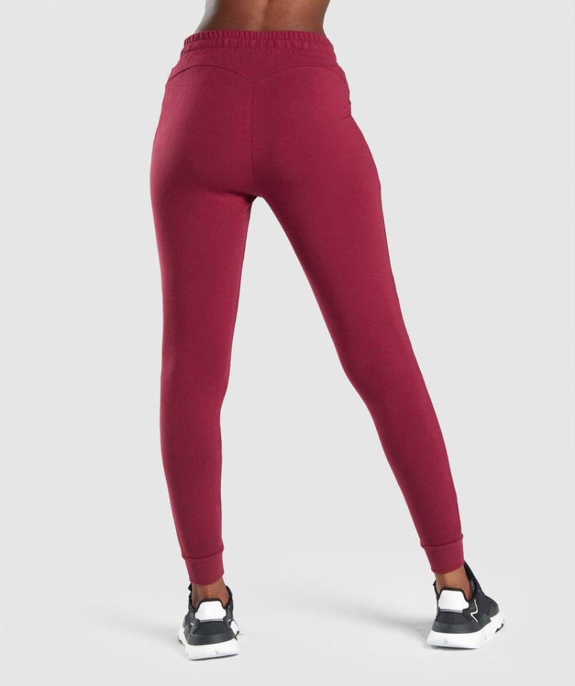 Pantalones Jogger Gymshark Pippa Entrenamiento Mujer Burdeos | ES9176-LO