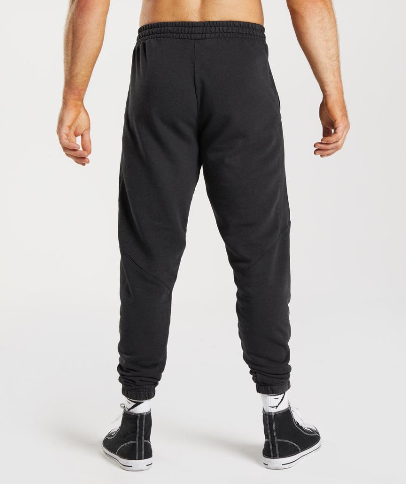 Pantalones Jogger Gymshark Power Washed Hombre Negras | ES2380-LJ