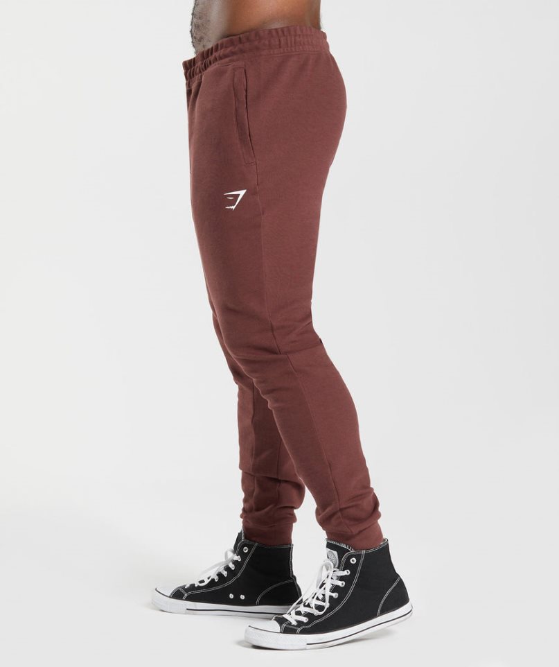 Pantalones Jogger Gymshark React Hombre Marrones | ES1769-KW