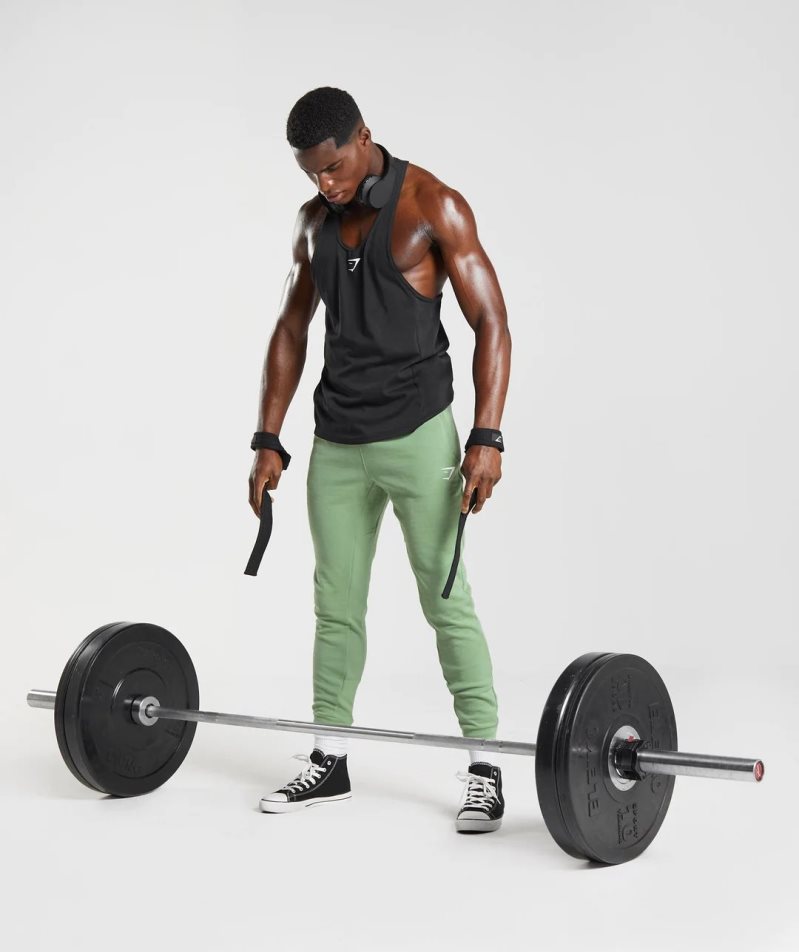 Pantalones Jogger Gymshark React Hombre Verde | ES2680-UT