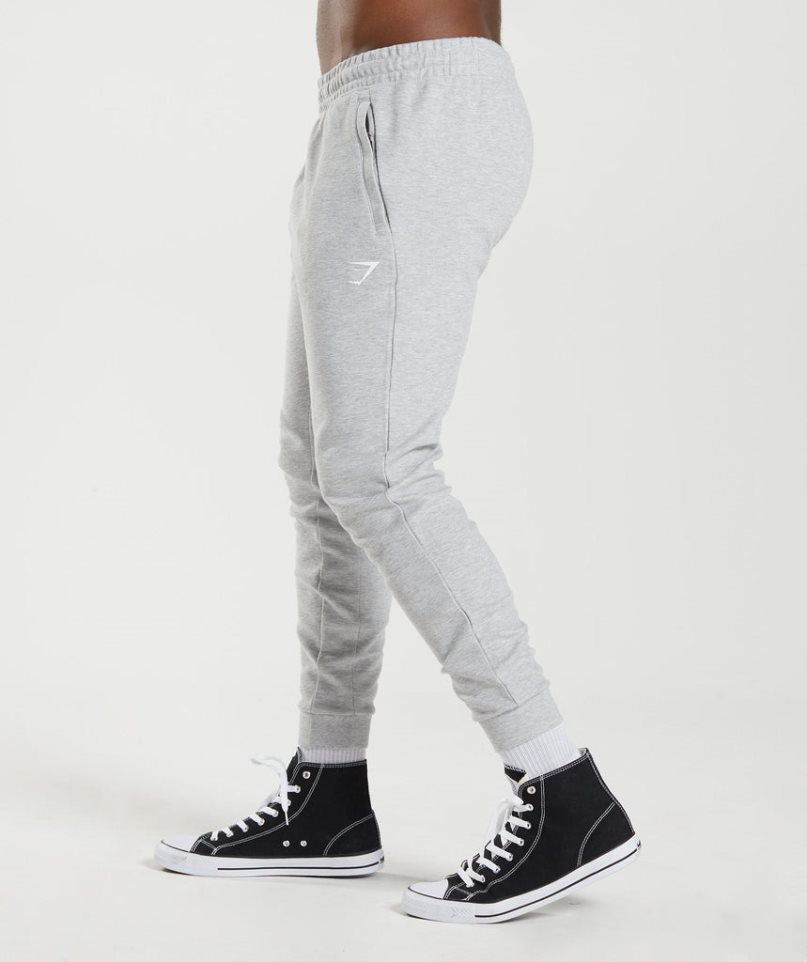 Pantalones Jogger Gymshark React Hombre Gris Claro | ES4879-XS