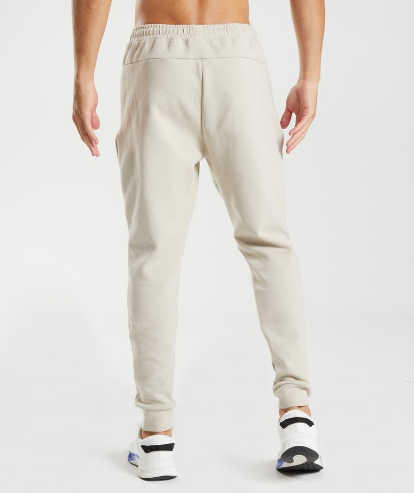 Pantalones Jogger Gymshark Rest Day Knit Hombre Creme | ES4569-QV