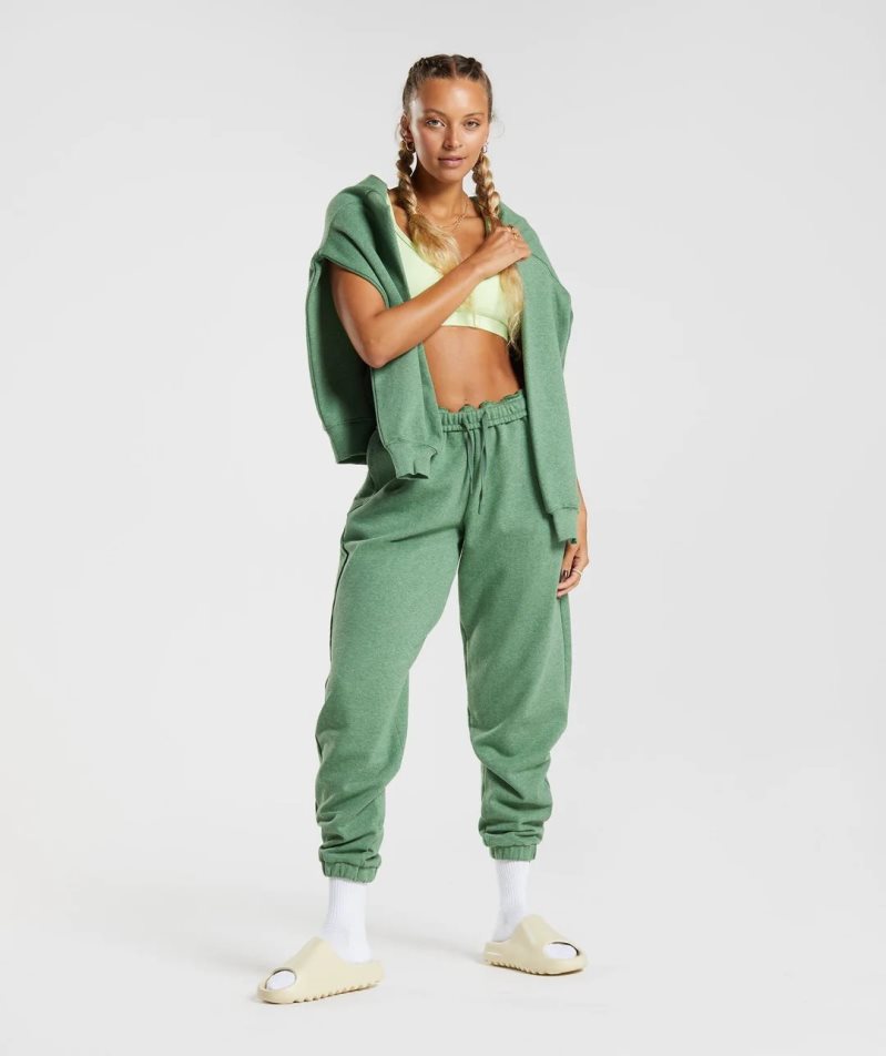 Pantalones Jogger Gymshark Rest Day Sweats Mujer Verde | ES4029-ED