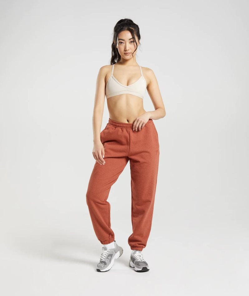 Pantalones Jogger Gymshark Rest Day Sweats Mujer Marrones | ES8910-IZ