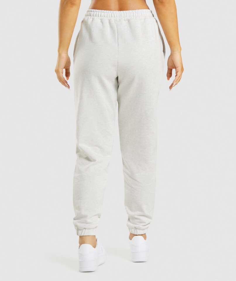 Pantalones Jogger Gymshark Rest Day Sweats Mujer Blancas | ES9436-CT