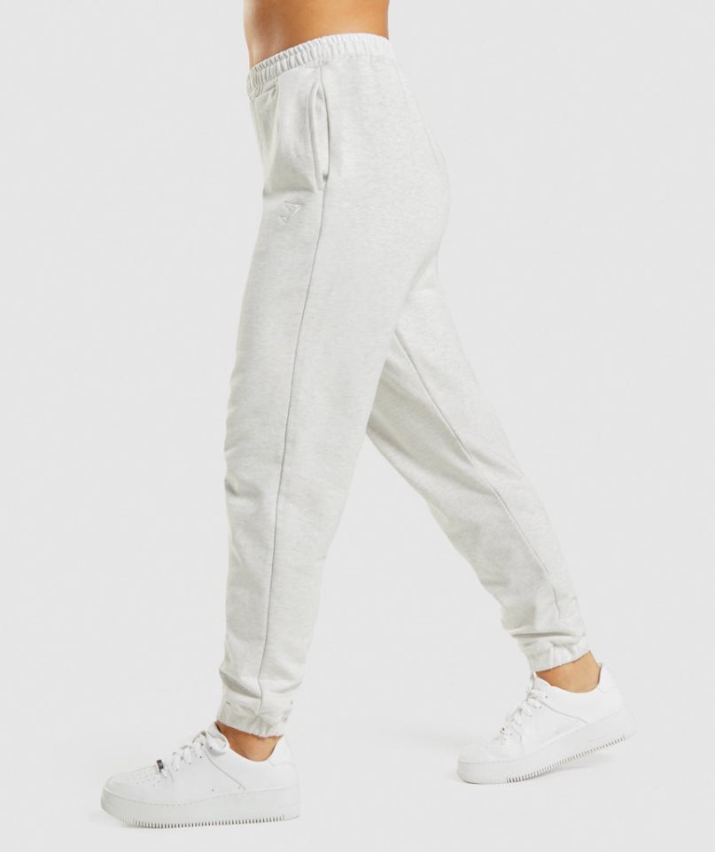 Pantalones Jogger Gymshark Rest Day Sweats Mujer Blancas | ES9436-CT