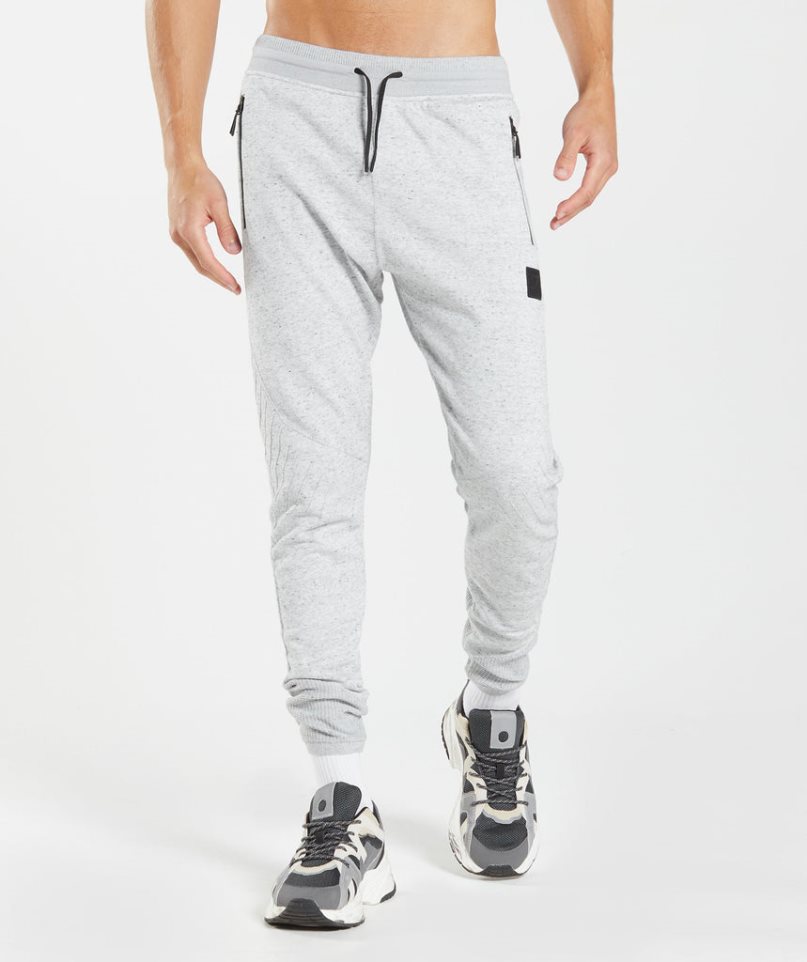 Pantalones Jogger Gymshark Retake Knit Hombre Gris Claro | ES4380-JX