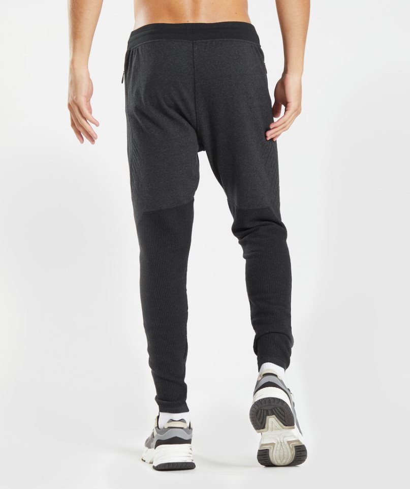 Pantalones Jogger Gymshark Retake Knit Hombre Negras | ES5971-CE