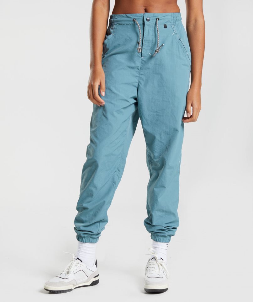 Pantalones Jogger Gymshark Retake Pista Mujer Azules | ES4387-ER