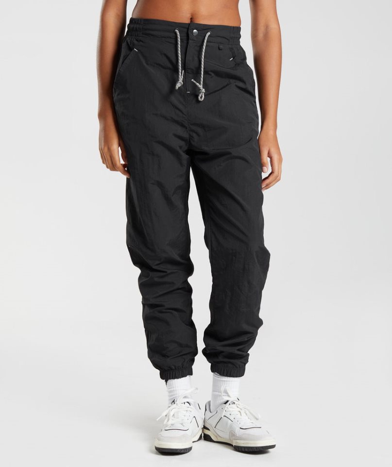 Pantalones Jogger Gymshark Retake Pista Mujer Negras | ES6397-AM