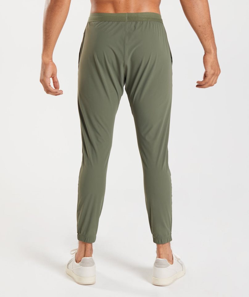 Pantalones Jogger Gymshark Studio Hombre Verde Oliva | ES4173-AP