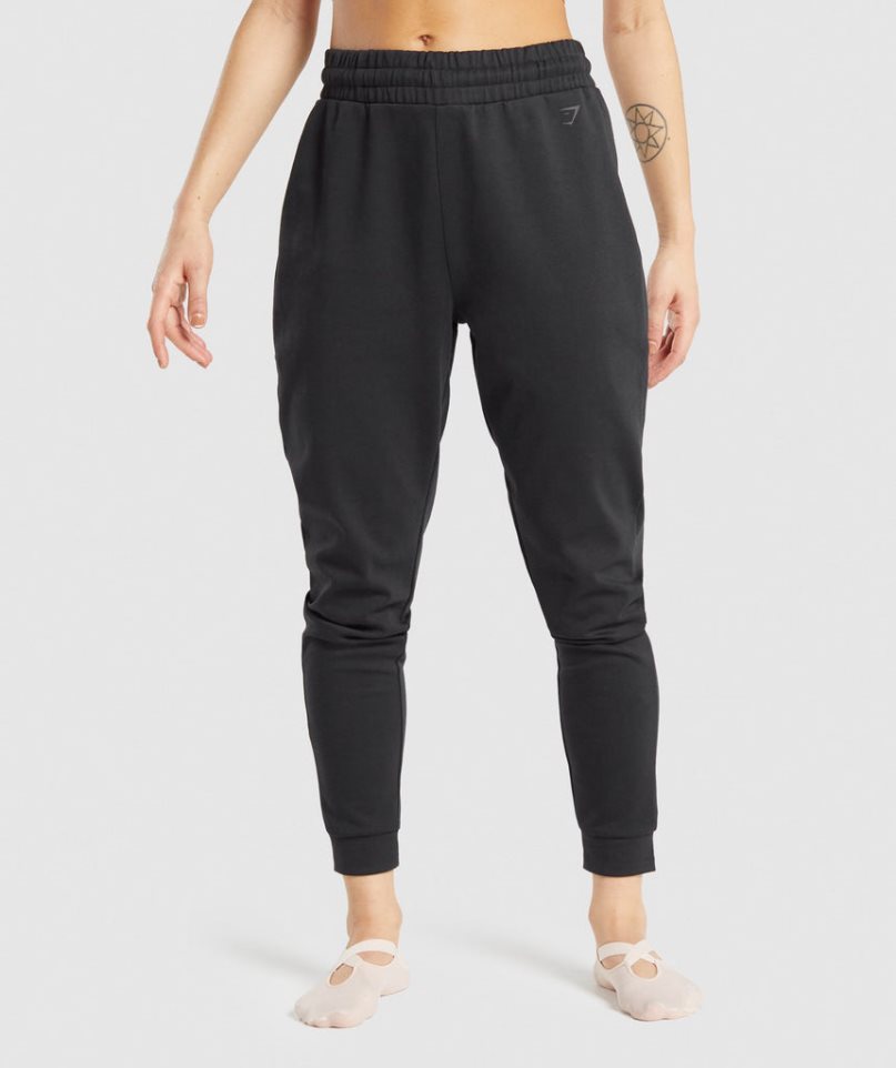 Pantalones Jogger Gymshark Studio Mujer Negras | ES9760-JH