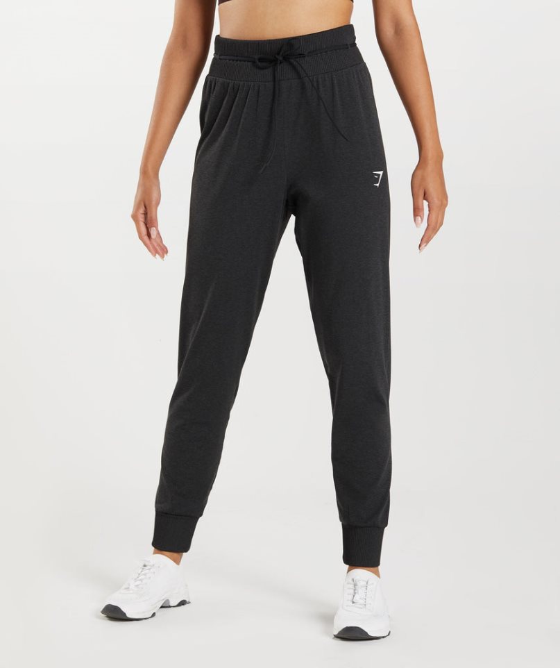 Pantalones Jogger Gymshark Vital Seamless 2.0 Mujer Negras | ES7096-CW