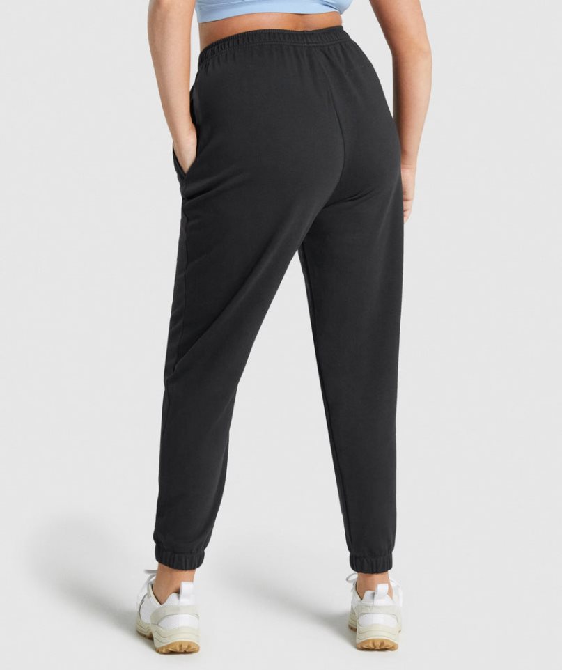 Pantalones Jogger Gymshark Whitney Loose Mujer Negras | ES0547-VE