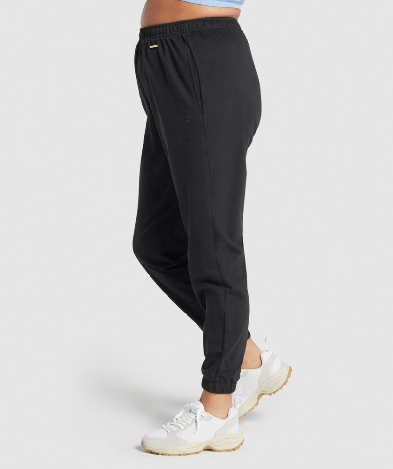 Pantalones Jogger Gymshark Whitney Loose Mujer Negras | ES0547-VE