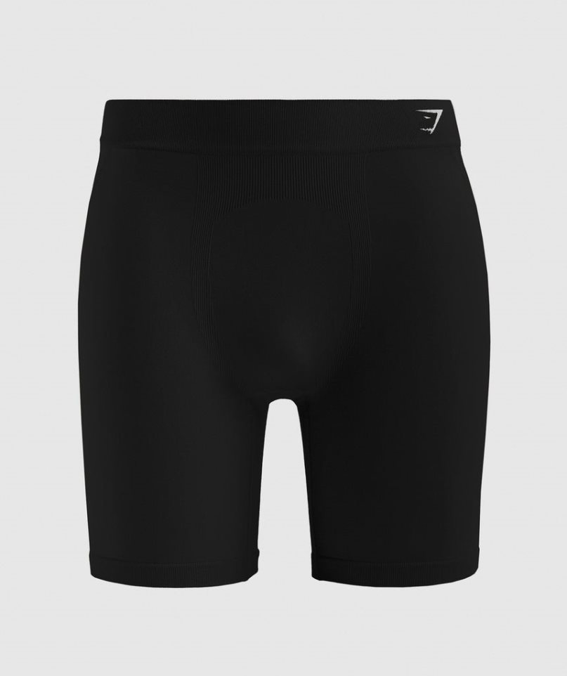 Ropa Interior Gymshark Híbrido Boxer Hombre Negras | ES2186-OV