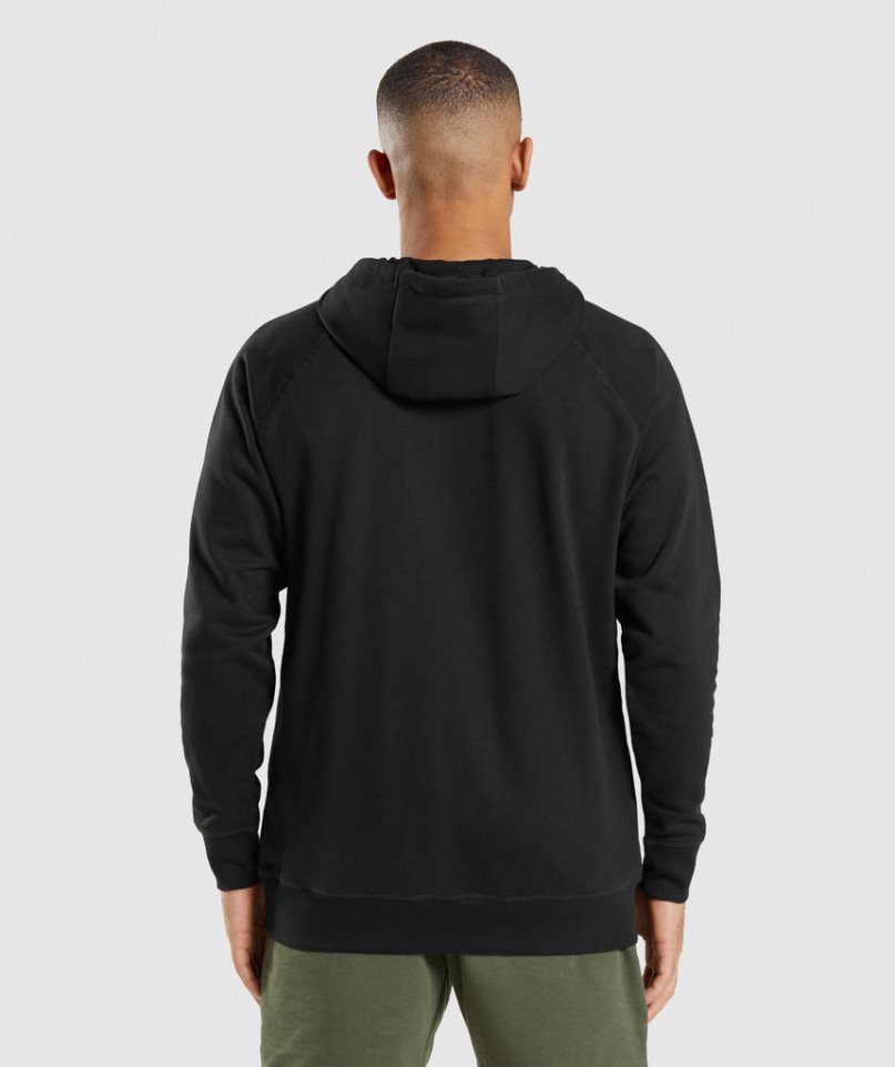 Sudadera Con Capucha Gymshark Apollo Hombre Negras | ES7254-TC