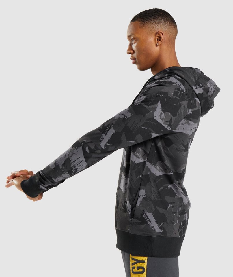 Sudadera Con Capucha Gymshark Bold Hombre Camuflaje | ES5746-EO