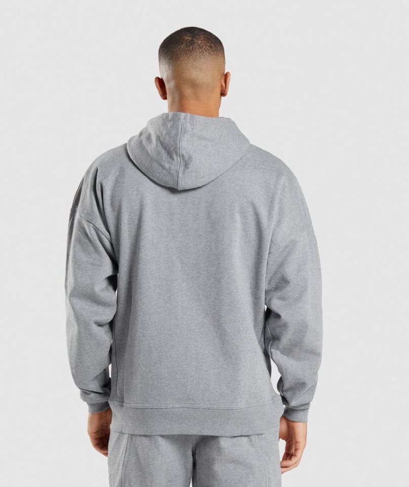 Sudadera Con Capucha Gymshark Essential Zip Up Hombre Gris | ES5731-AM