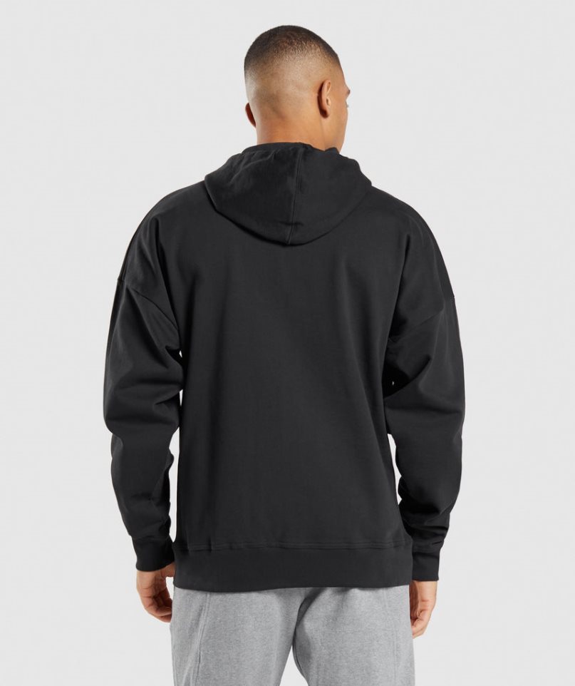 Sudadera Con Capucha Gymshark Essential Zip Up Hombre Negras | ES5749-EF