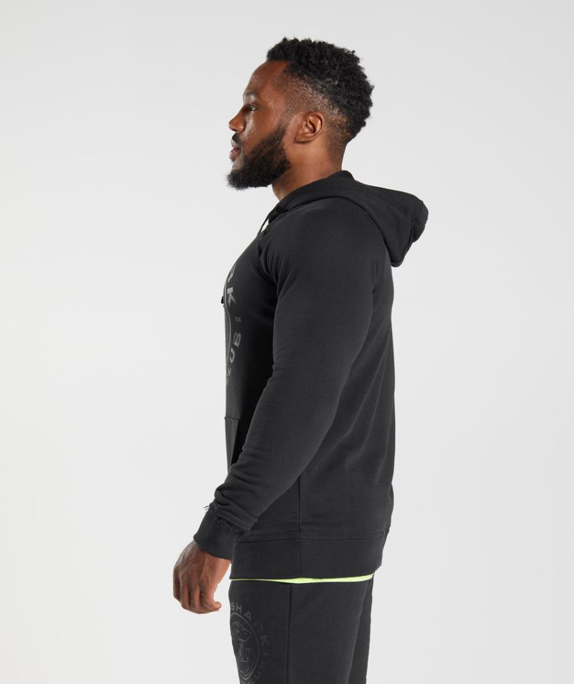 Sudadera Con Capucha Gymshark Legacy Hombre Negras | ES3867-NR