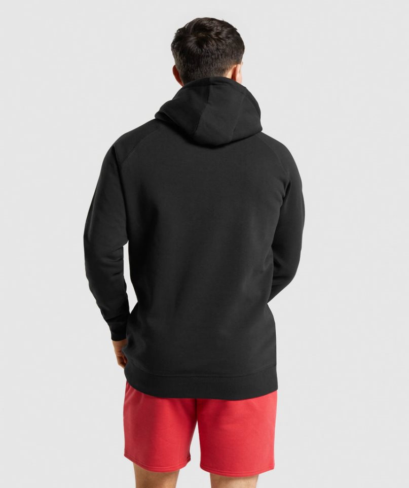 Sudadera Con Capucha Gymshark Legacy Hombre Negras | ES8452-NX