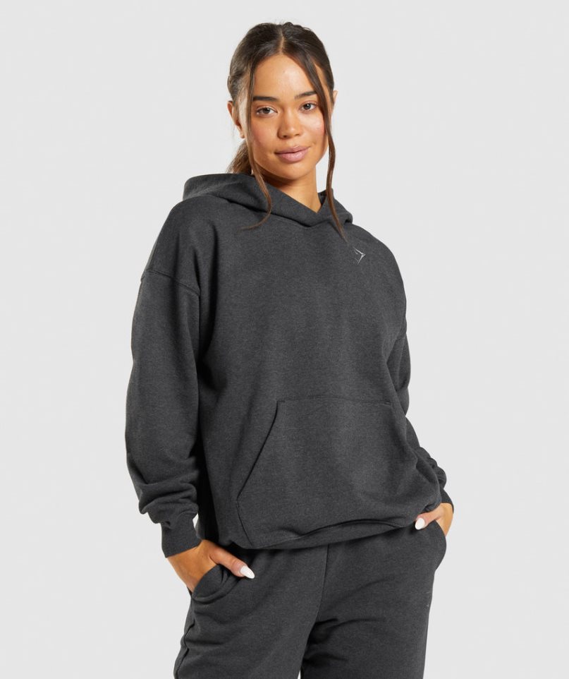 Sudadera Con Capucha Gymshark Rest Day Sweats Mujer Negras | ES3061-OV