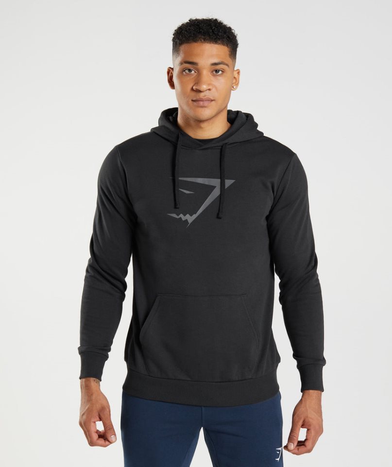 Sudadera Con Capucha Gymshark Sharkhead Infill Hombre Negras | ES9347-VK