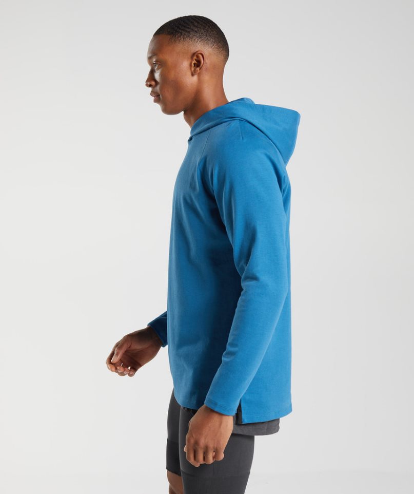 Sudadera Con Capucha Gymshark Studio Hombre Azules | ES3924-OH