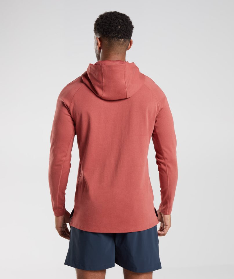 Sudadera Con Capucha Gymshark Studio Hombre Rosas | ES9470-WI