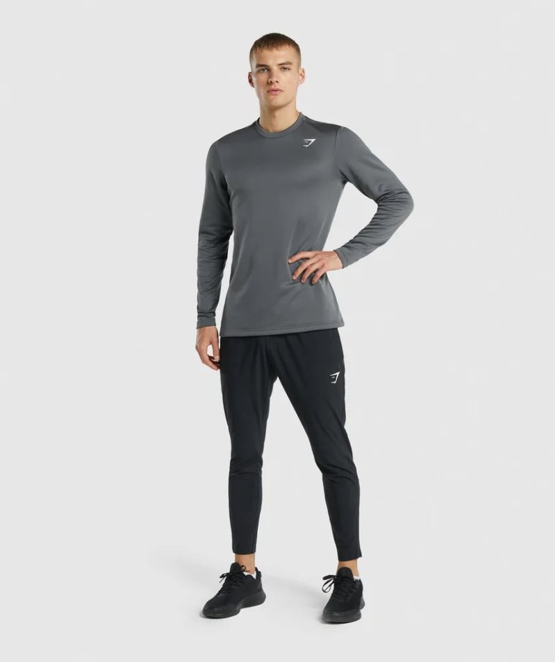 Sudaderas Gymshark Arrival Crew Hombre Gris Oscuro | ES5861-HO