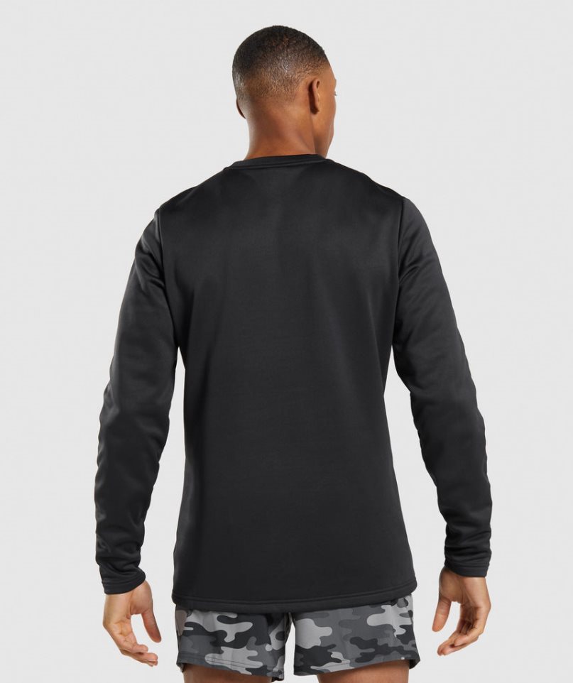 Sudaderas Gymshark Arrival Crew Hombre Negras | ES2861-GF