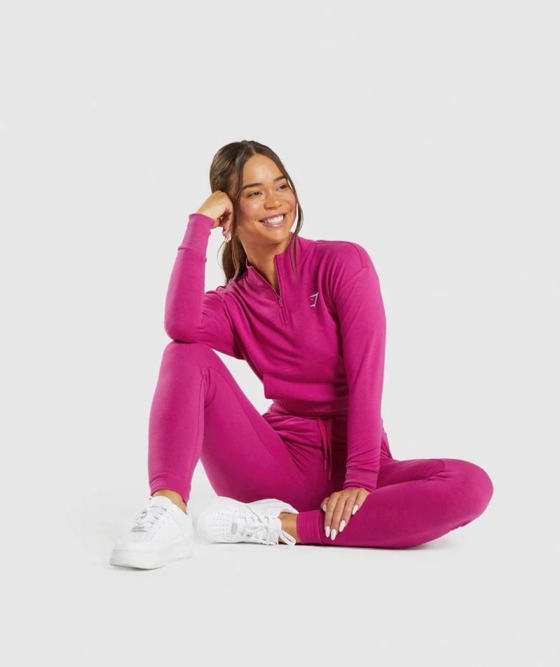 Sudaderas Gymshark Entrenamiento Pippa Mujer Rosas | ES9068-QY