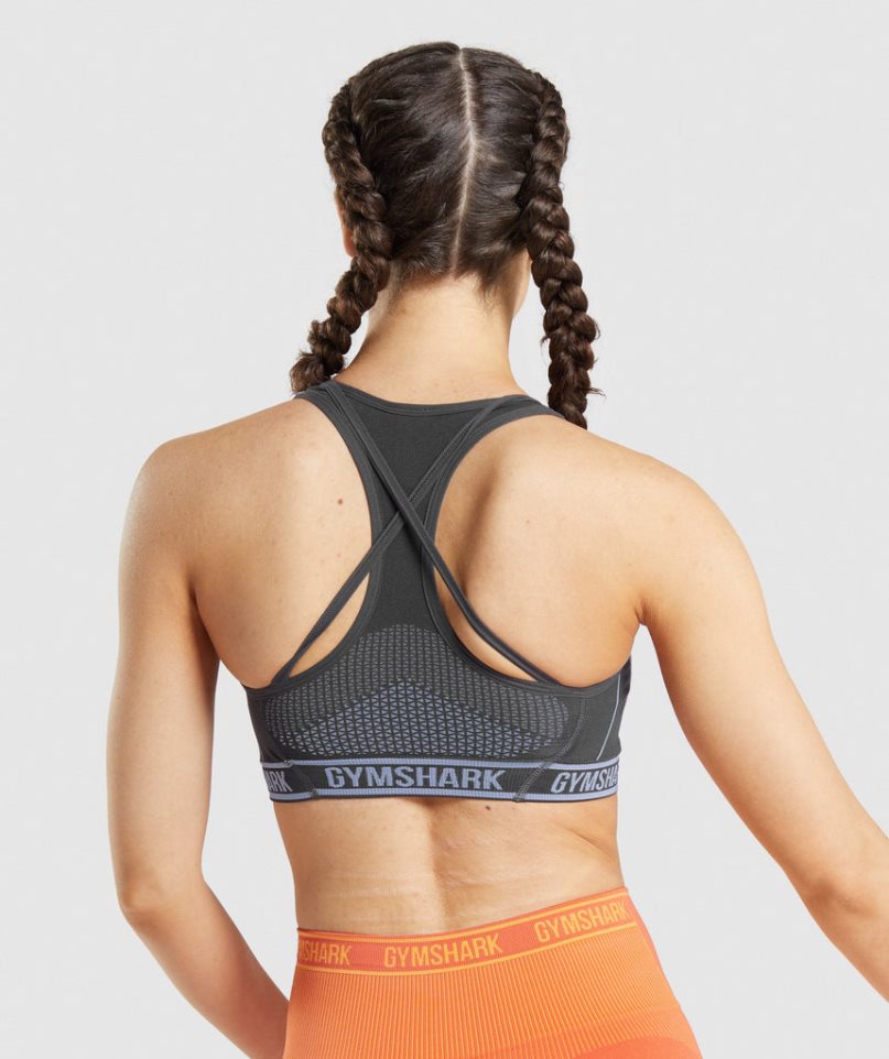 Sujetadores Deportivos Gymshark Apex Seamless Mujer Negras | ES5714-JN