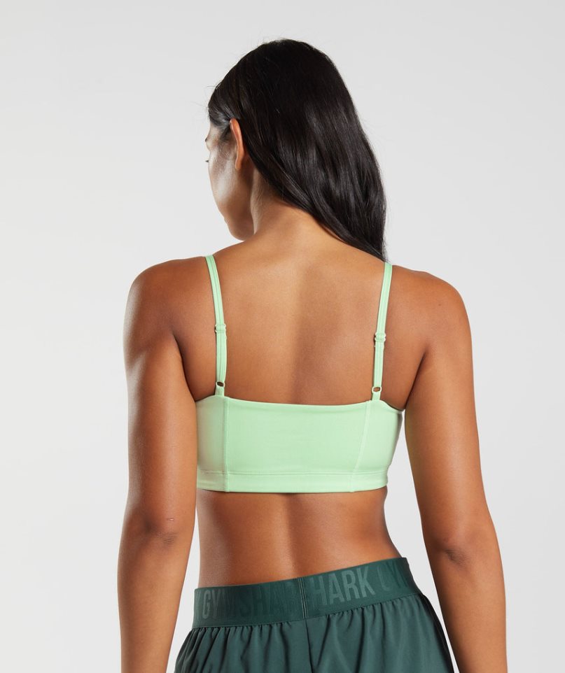 Sujetadores Deportivos Gymshark Bandeau Mujer Verde Menta | ES2107-HC