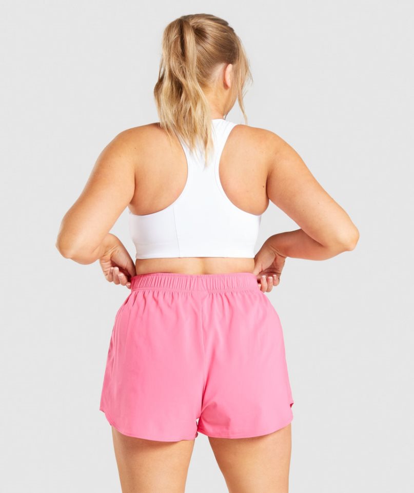 Sujetadores Deportivos Gymshark Essential Racer Back Mujer Blancas | ES8234-VB