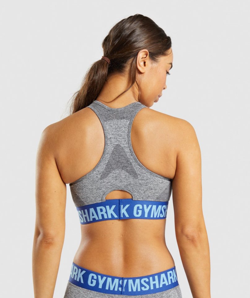 Sujetadores Deportivos Gymshark Flex Mujer Gris | ES1847-YB