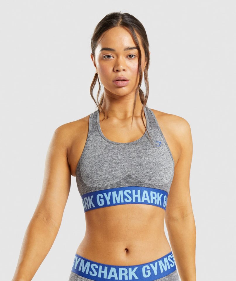 Sujetadores Deportivos Gymshark Flex Mujer Gris | ES1847-YB