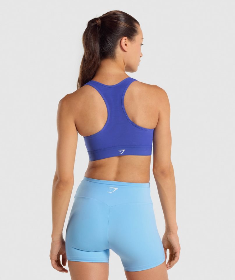 Sujetadores Deportivos Gymshark Ligeros High Support Mujer Azules | ES2953-NZ