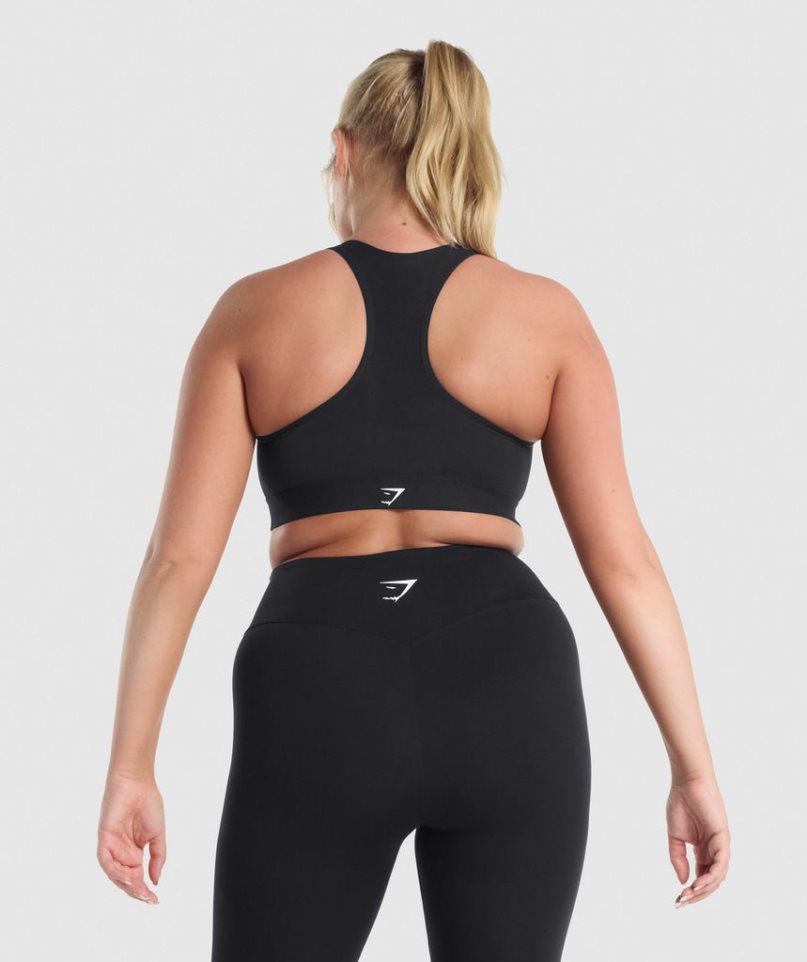 Sujetadores Deportivos Gymshark Ligeros High Support Mujer Negras | ES3147-SE